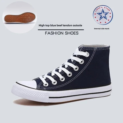 Unisex Casual Canvas Flat Shoes Spring Summer Breathable Rubber Sole Comfortable Slip-On Adults Flat Heel Fashionable Trendy
