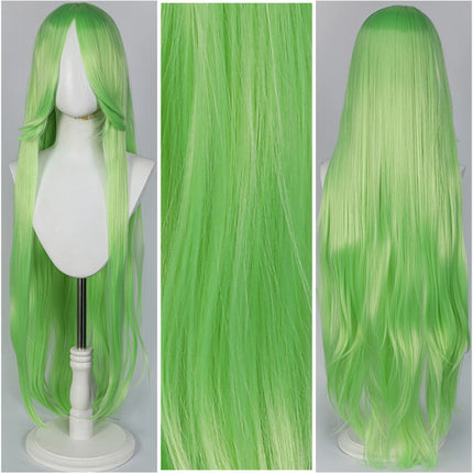 Long Straight Cosplay Wig 100CM Multiple Colors Pink Blonde Black Anime Costume Wig Universal Synthetic Cos Wig Daily Party Wig