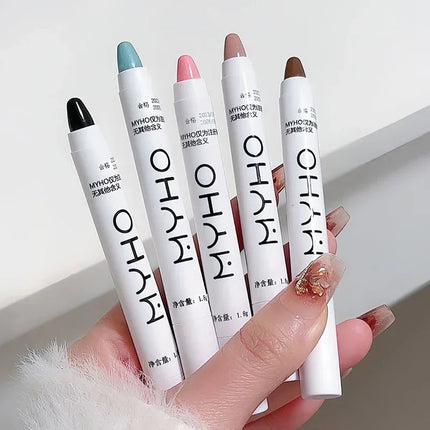 Matte Pearl White Eyeliner Pencil Lying Silkworm Eye Head Brightening Highlight Eyeshadow Stick Glitter Dazzling Effect Makeup
