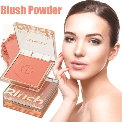 Pink Makeup Blush Palette Velvet Matte Light Shimmer Blusher Natural Cheek Contour Tint Peach Pink Rouge Cheek Contour Palette