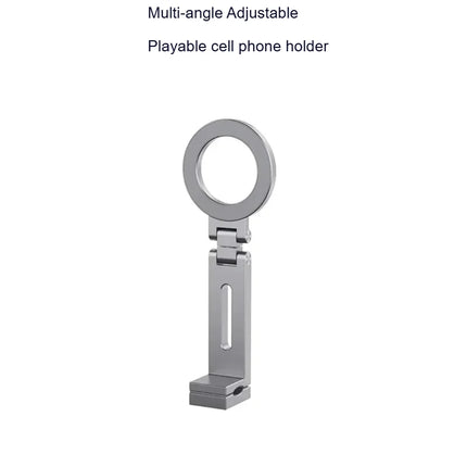 1pcs Adjustable Magnetic Phone Holder Travel Essentials Flexible Rotation Hands-Free Airplane Phone Mount Seat Phone Stand