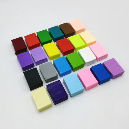 Prism&Pro 24 Colors 10g  Small Block Art Craft Fimo Polymer Clay Plasticene Modeling Clay For Kids Sculptural Oven Bake Clay
