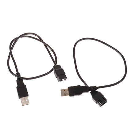 /KQM/30/50/100CM 3/4 Pin Fan To USB Adapter Cables Computer Pc Fan Power Cable Connector Adapter