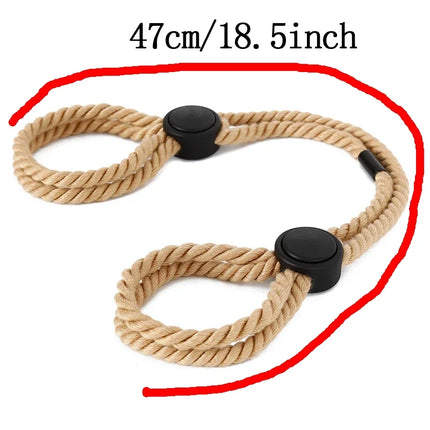 Cotton rope Sex Handcuffs Ankle Cuff Restraints Bondage Bracelet BDSM Woman Erotic Adult Sex Toys For Couples Exotic Accessorie