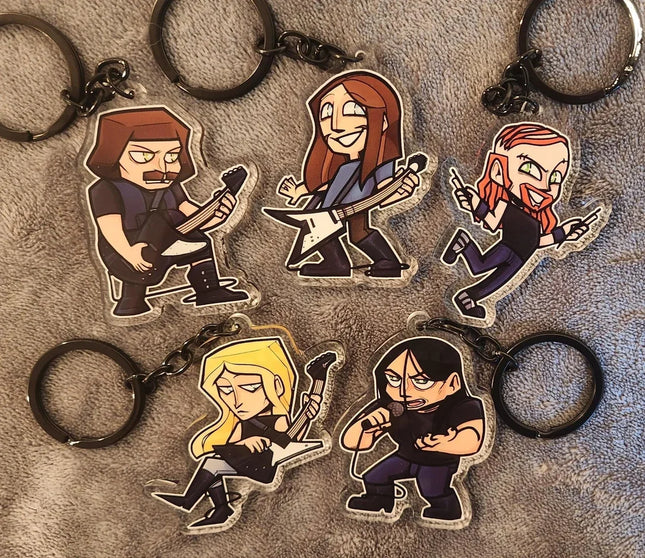 Metalocalypse Dethklok Acrylic Keycharm Officially Licensed Anime Keychain Collectible Accessory