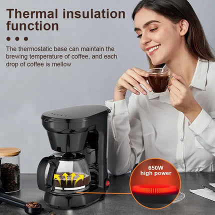Coffee Machine Automatic 110v-240Vdrip Coffee Machine American Milk Tea Machine Coffee Pot