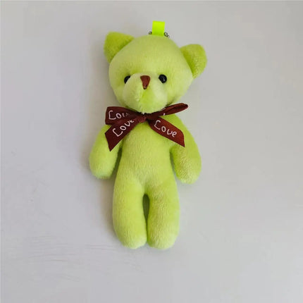 18-90Pcs Mini Teddy Bear Toy Plush Stuffed Bear Doll for Keychain Craft DIY Accessory Birthday Gifts Party Favors Supplies 4.7in