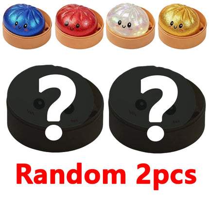 High Quality Simulation Flash Dumpling Pressure Ball Slow Rebound Soft Pinch Decompression Baozi Modeling Stress Relief Toy Gift