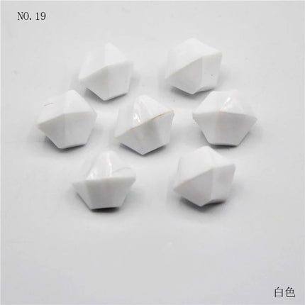 100PCS Plastic Gems Ice Grains Colorful Stones Children Jewels Acrylic Jewels Ice Counter Crystal Diamonds DIY Crafts Beads Toy