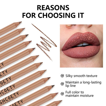 Matte Lip Linen Set, Natural Nude Lipstick Kit, Long-Lasting Waterproof, Valentine's Day Gift for Women & Girls, 1, 3, 4, 12Pcs