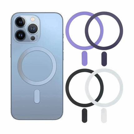 Universal Mobile Phone Metal Ring Plate for Magsafe Wireless Charging Sticker for iPhone Xiaomi Magnet Holder Iron Sheets in Car