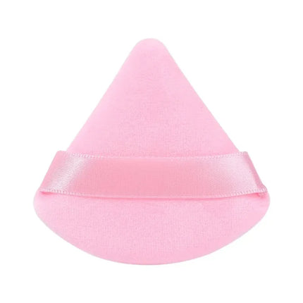 Short-pile Triangle Velvet Powder Puff Face Make Up Eyes Contouring Shadow Cosmetic Washable Mini Velvet Foundation Puffs Women