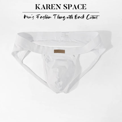Men's Sexy Backless Breathable Thong Jockstrap Panties Jock Strap Briefs Comfortable Male Lingerie Underpants