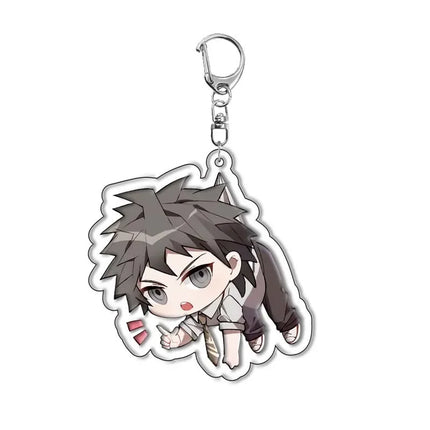 Danganronpa Double Sided Acrylic Keychain Fans Collection Anime Game Figures Nanami ChiaKi Nagito Komaeda Pendant Cute Trinket