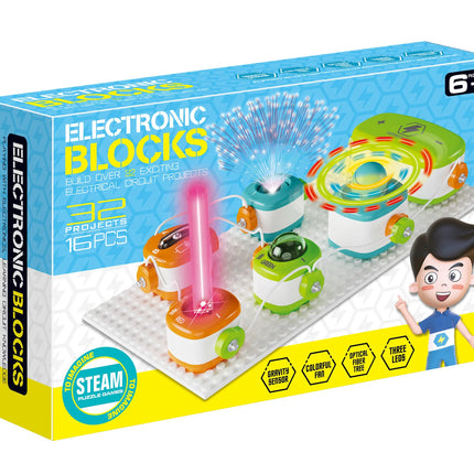 2025 New Children's Electronic Building Blocks Circuit Experiment Toy Puzzle Science Set - Birthday Gift for Boys Aged 6-10