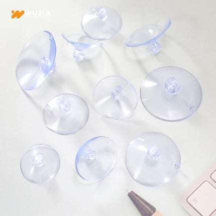 30/50/100pcs Clear Sucker Powerful Vacuum with Holes Suction Cups Wall Kitchen Bathroom Wedding Car Glass Decorate Hooks 25-40mm