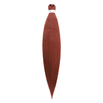 Pre-stretched Braids Hair Professional Itch Free Hot Water Setting Synthetic Fiber Ombre Yaki Texture Braid Hair Extensions