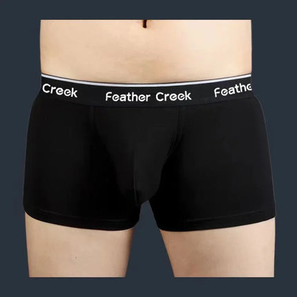 Large Pouch Men's Panties U Convex Front Pocket Flat Foot Triangle Sexy Shorts Fashionable Underwear for Men