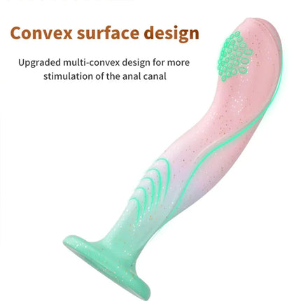 Silicone Anal Dildo Butt Plug Prostate Massager Anal Beads Stimulation G-spot Clitoral Erotic Adult Sex Toys for Men Women Gay