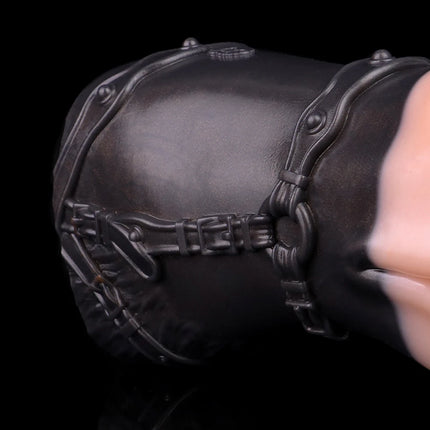 GEEBA Lifelike Horse Mouth Male Masturbator Cup Fantasy Silicone Animal Pocket Pussy Penis Stroker Adult Onahole Oral Sex Toys