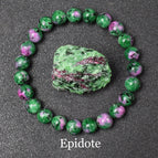 7 Epidote / 21cm-8.3inch / 8mm beads