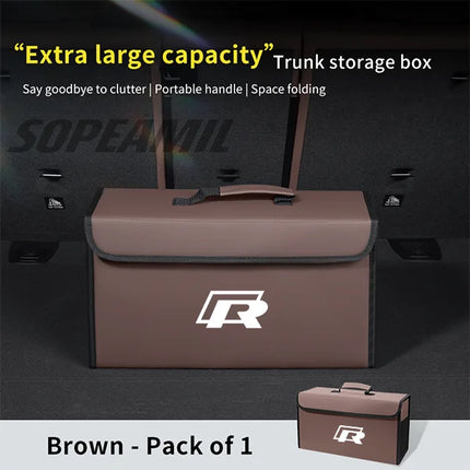 Volkswagen GTI Golf Arteon Tiguan Touareg Passat Polo Scirocco Jeeta CC Polo Car Trunk Storage Box Foldable Stowing Tidying Bag