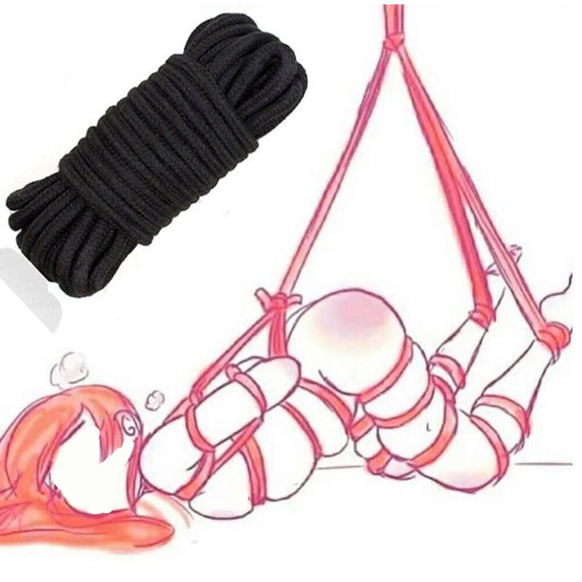 10M Body Restraint Sex Rope Japanese Shibari BDSM Handcuff Sex Toys Bondage Gear Women Binding Outfit SM Soft Cotton Sexope