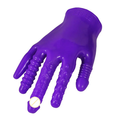 Vibrating Finger Gloves G-spot Clitoris Stimulator Real Penis Dildo Vibrator Glove Sex Toys for Woman Sex Games Intimate Toys
