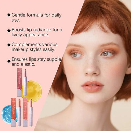 Moisturizing Plumping Lip Gloss Balm Hydrating Volumizing Lip Balm Gloss Long-Lasting Nourishing Smooth Lip Care Product