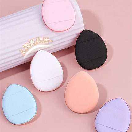 6/10Pcs Mini Finger Puff Foundation Small Air Cushion Powder Sponge Face Concealer BB Cream Cosmetic Applicator Makeup Tools