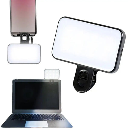 Mini Pocket LED Selfie Light For IPhone IPad Mobile Phone Laptop Clip Flash Fill Video Photo Ringlight Photography Lamp