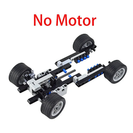MOC Expert Technical Car Power Function Motor Parts  Buiding Block With RC Motor Vehicle Brick Toys For Children Gifts Leduo