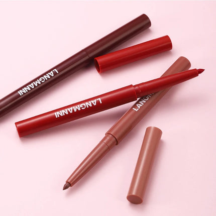 12-color Matte Lip Liner Waterproof Plumping Stain Lipstick Natural Nude Pink Lip Liner Professional Outline Lips Contour Makeup