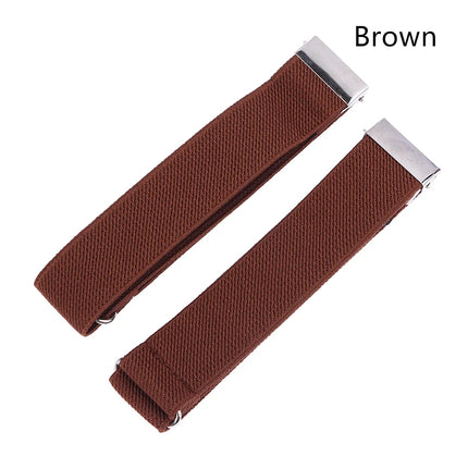 [O]  Anti-Slip Shirt Sleeve Garter Strap 1 Pair - Elastic Adjustable Armband Cuff Holder for Men Women Business