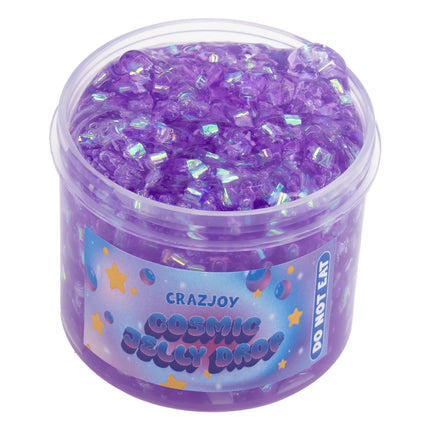 2.37oz Crystal Slime - Glitter Plastic Beads DIY Slime Set Crunchy Super Soft Non-Sticky Mud for Kids Ideal Birthday Party Favor