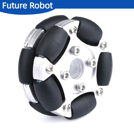 58mm 82mm Aluminum Alloy Omni Wheel 12Kg 15Kg Load Plastics or Metal Wheel ROS Programmable Platform Omnidirectional Sport Wheel