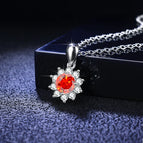 TY-Orange Moissanite / 1.0ct with box
