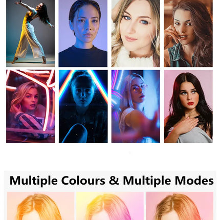 13Inch 33CM RGB Selfie Ring Light Photography Fill Lighting LED Ring Lamp for Video Recording Live Broadcast Selfie LED Lamp