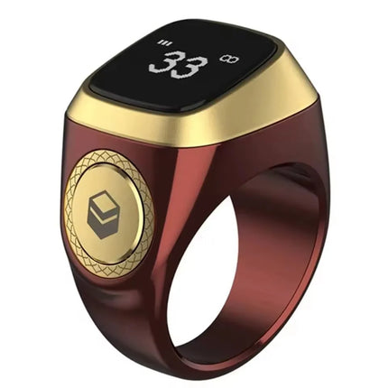 2026 Newest Qibla Zikr Muslim Smart Ring Tally Tasbeeh Counter 5 Prayer Time Reminder Waterproof Smart Rings Men Women Muslims