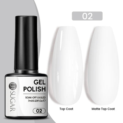 UR SUGAR 7.5ml Dark Wine Red Nail Gel Polish Autumn Gel Paint Nail Art Semi Permanent Nail Art Manicure Soak Off LED UV Nail Gel