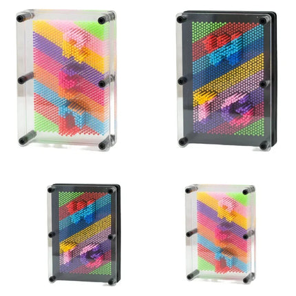 3D Clone Plastics Pin Antistress Art Clone Hand Shape Model kid Toys Pinscreen Needle Board Sculptures Painting Carving Gift