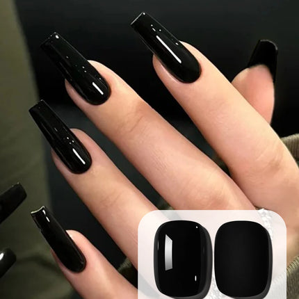 15ml Black UV/LED Nail Polish, unscented, high - gloss, fragrance - free. For French manicure, salon & DIY