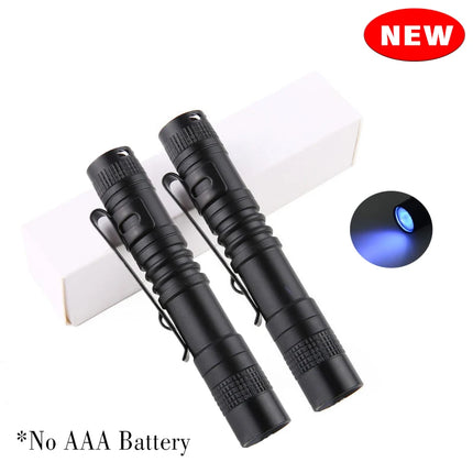 395nm UV Flashlight Ultraviolet Light,Pet Dog Cat Urine Detector Scorpion Finder,Portable UV Lamp w/ Pen Clip Use AAA Batteries