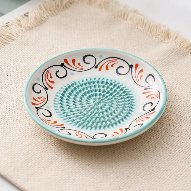 Ceramic Garlic Ginger Grater / Râpe Ail Gingembre Céramique