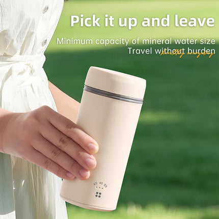 Type-C heating thermostatic cup USB car heating cup 55℃ 304 stainless steel electric cup