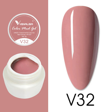VENALISA Color Mud Gel Pure DIY Nail Art Design UV Gel Polish Professional Manicure Varnishes for Quality Artistry