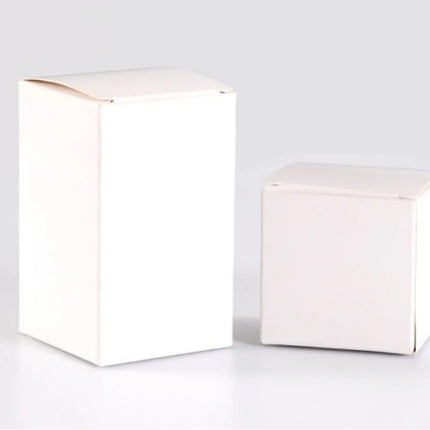 50pcs/lot 3x3 5x5 6x6 8x8 9x9 10x10cm Hight 4 ~ 13cm Card Paper Box Square Lipstick Perfume Essential Oil Bottle Storage Boxes