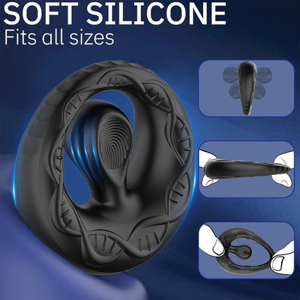 Spherical Sperm Lock Ring APP Bluetooth Remote Control Male Vibration Prostate Exercise Massage Vibration Ring Adult Product