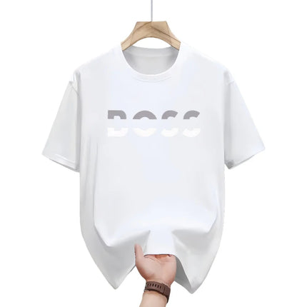 Letter Print Men's T-shirt Controller Design T-shirts Summer Short-sleeved T-shirt Men Hip Hop Streetwear