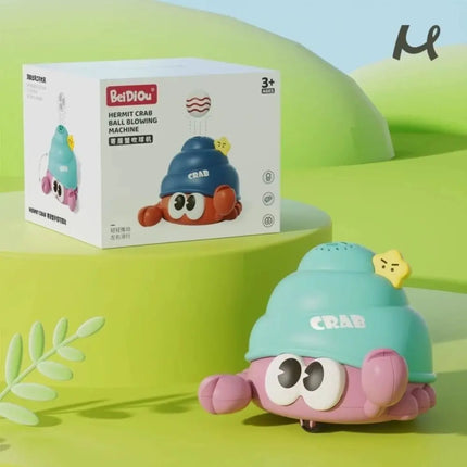 USB Rechargeable Floating Ball Blowing Toy Portable Cute Ladybug Floating Ball Cartoon Mini Hermit Crab Toy Children's Toys